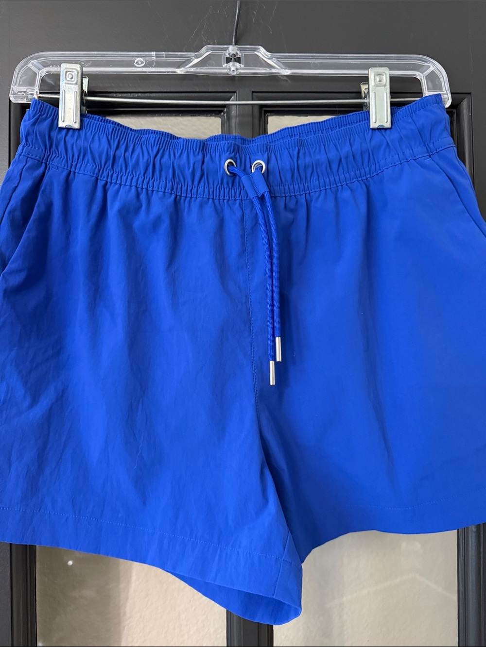 Women’s Athleta Blue Drawstring Shorts XS nwot